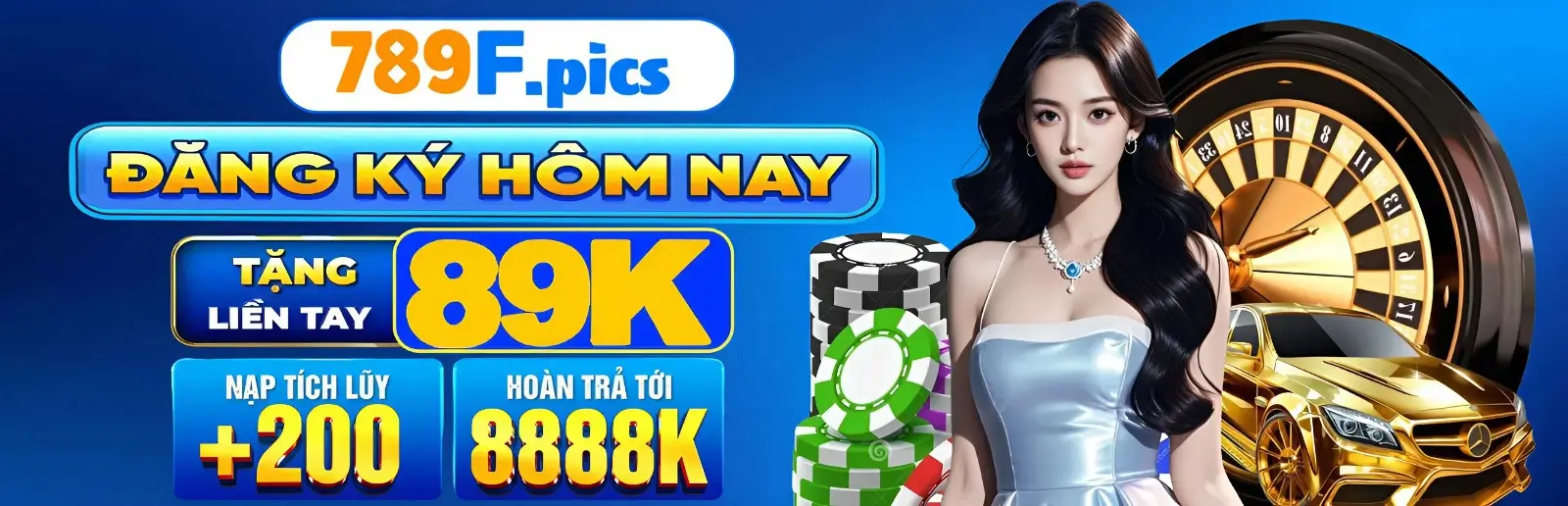 789F chào mừng thành viên mới đăng ký nhận 89k